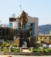 Gondar, Gondar statues, Ethiopia