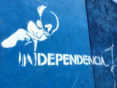 Captain America, Tegucigalpa, Honduras, political resistance, graffiti, Honduras itinerary, One day in Tegucigalpa
